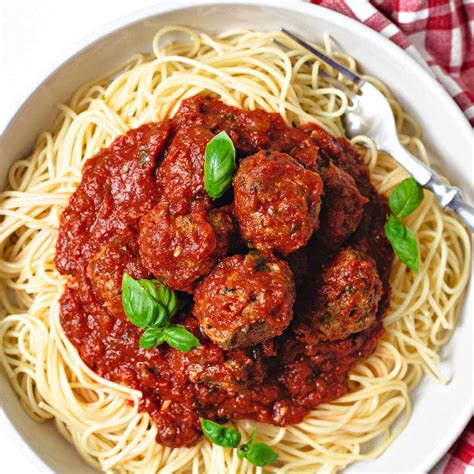 Saucy Spaghetti And Meatballs Life Love And Good Food