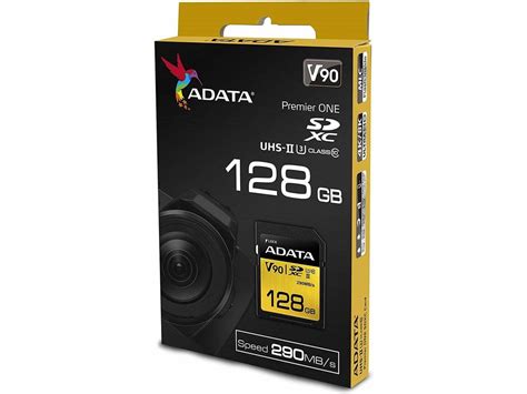 Cartão de Memória SD ADATA Premier ONE SDXC UHS II U3 Class 10 128GB