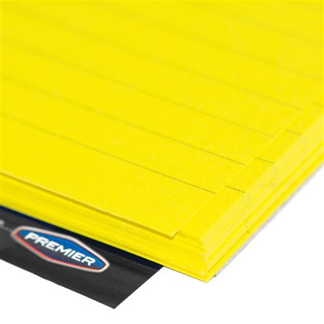 X Spiral Memory Aid A Lemon Yellow Page Paper Notepads Legal