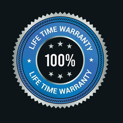 Life Time Warranty Logo Design Lifetime Warranty Vector Badge Icons 25262232 Vector Art At Vecteezy