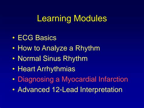 SOLUTION: Acute myocardial infarction ECG interpretation.ppt - Studypool