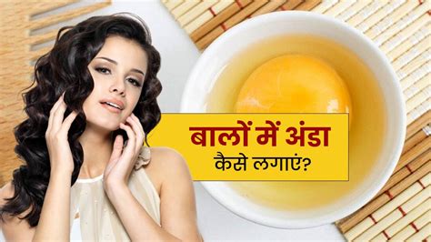 बालों पर अंडा कैसे लगाएं जानें 5 तरीके How To Apply Egg On Hair In