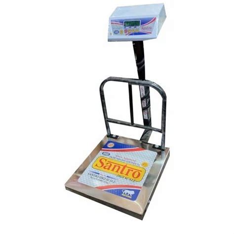 Fully Automatic Santro Stainless Steel Digital Weighing Scale At Rs