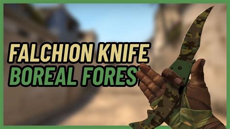 Falchion Knife Boreal Forest CSGO Knife Showcase YouTube