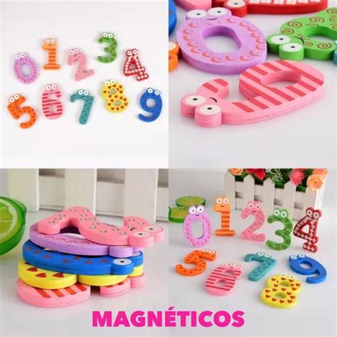 3 Set Didáctico Abecedario Números Imán Juego Niños Mayoreo 474 En Cuautitlan Estado De