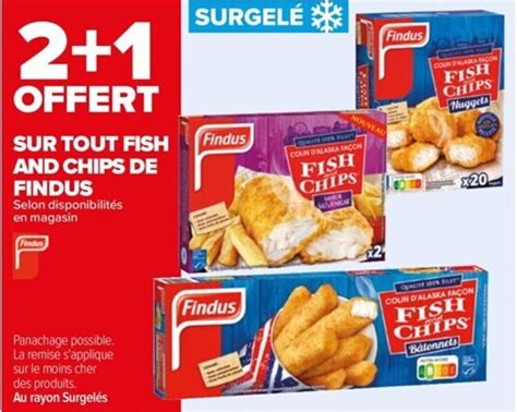 Promo Sur Tout Fish And Chips De Findus Chez Carrefour