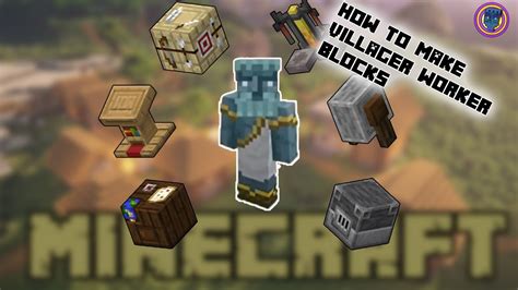 How To Make Villager Job Blocks Youtube