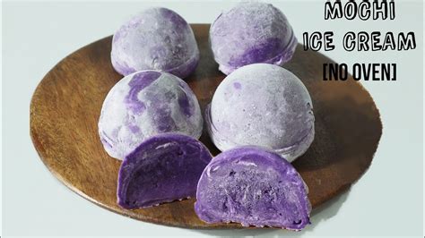 2 Ingredient Mochi Ice Cream With Glutinous Rice Flour [no Oven] 모찌 아이스크림 만들기 Youtube