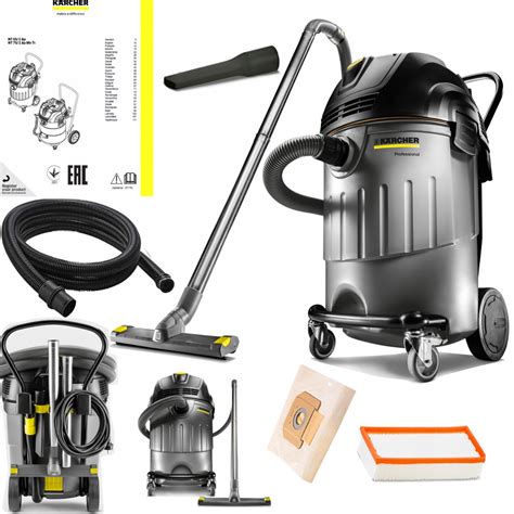 Купить ПРОМЫШЛЕННЫЙ ПЫЛЕСОС KARCHER NT 65 2 AP 2 ТУРБИНЫ отзывы фото