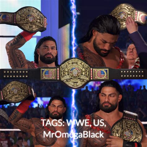 My Custom Wwe United States Championship. NOW ON CC : r/WWEGames