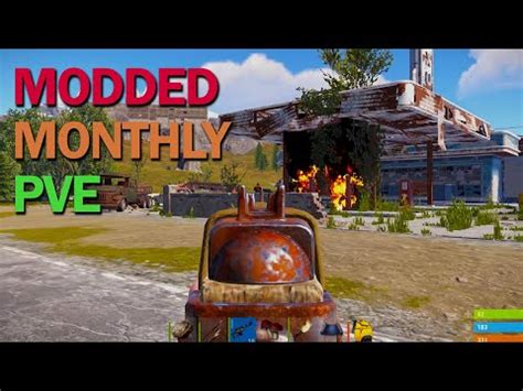 Modded Rust Server Monthly Wipe PVE 10x YouTube