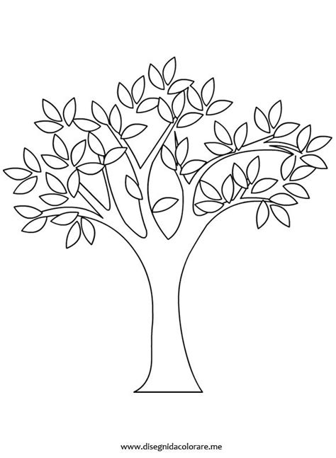 Albero In Primavera Disegni Da Colorare