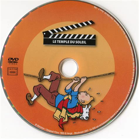 Sticker de Tintin et Le Temple du Soleil Cinéma Passion