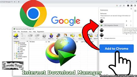 How To Add IDM Extension In Google Chrome YouTube