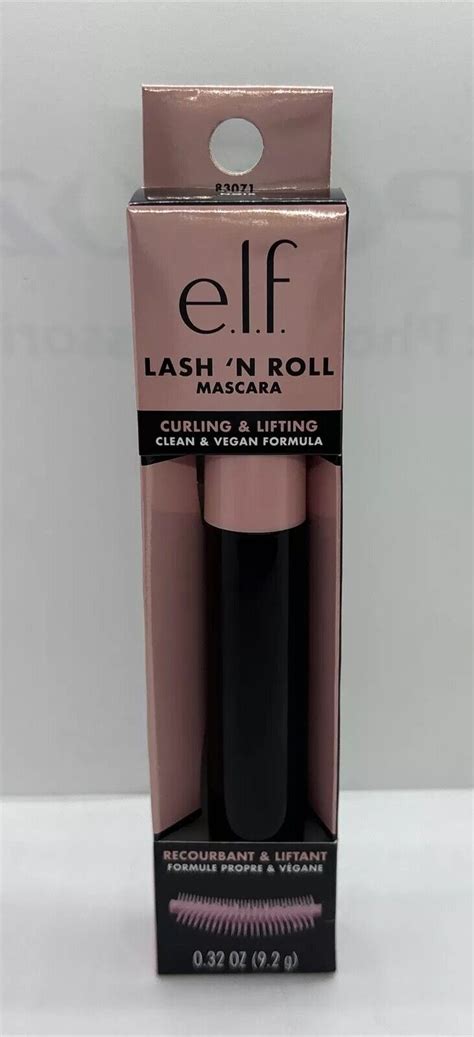 New Nib Elf Lash N Roll Mascara Elf Curling And Lifting Full Sz Black