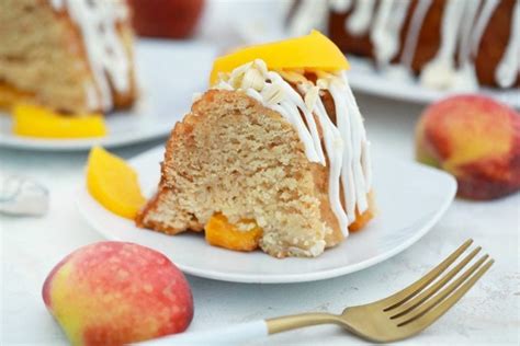 Easy Peach Cobbler Pound Cake Recipe The Three Snackateers