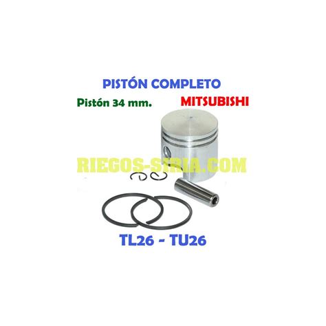 PISTÓN Completo Desbrozadora MITSUBISHI TL26 TU26