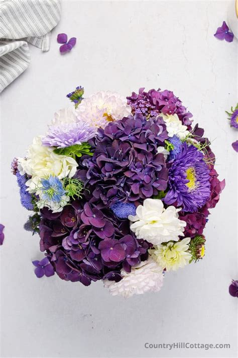 Purple Hydrangea Bouquet