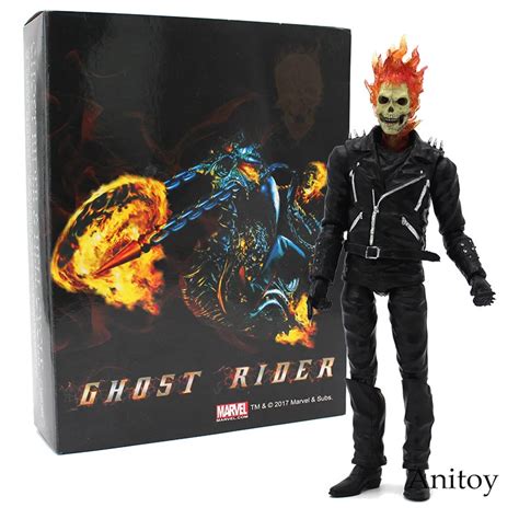 Marvel Ghost Rider Pvc Action Figure Collectible Model Toy 23cm In Action And Toy Figures From