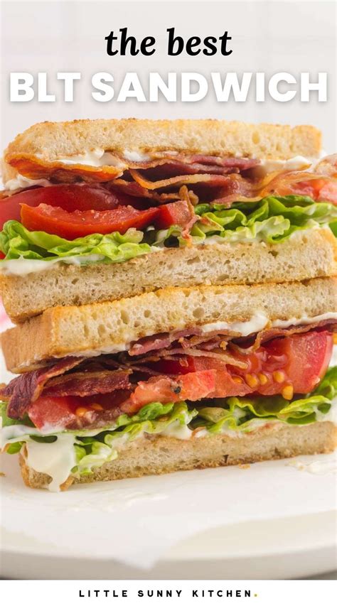 The Best Blt Sandwich Only Has A Few Ingredients And Assembled