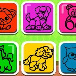 Easy Kids Coloring Game - Online Games - Cookh5 Game