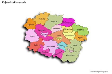 Mapas De Muestra Para Kujawsko Pomorskie