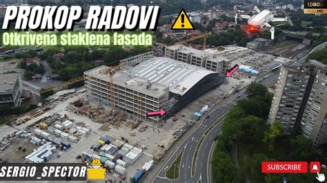 Prokop Železnička stanica Beograd Centar otkrivena staklena fasada