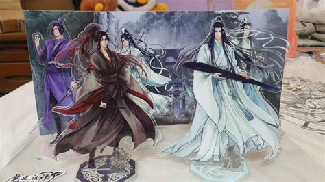 Mdzs wangxian wei wu xian lan wangji acrylic standee jiang cheng lan shizui lan xichen, Hobbies ...