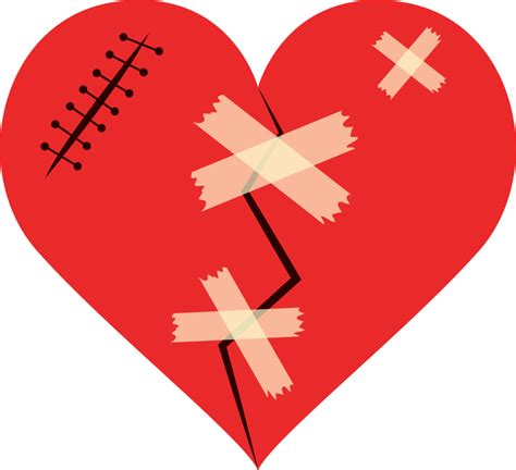 Shattered Heart Clipart Free