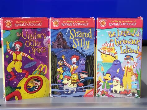 Mcdonalds The Wacky Adventures Of Ronald Mcdonald Vhs Lot Video 1 2