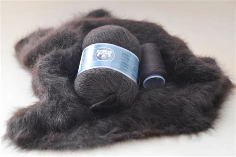 Длинная плюшевая норковая Вельветовая кашемировая пряжа, 50 + 20 г ...