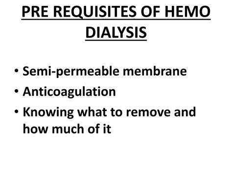 BASICS OF DIALYSIS | PPTX