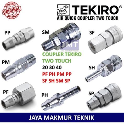 Jual Tekiro Coupler Selang Angin Two Touch Pf Ph Pm Pp Sf Sh Sm Sp