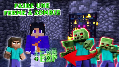 Petit Tuto Minecraft Faire une Ferme à Zombie et à XP YouTube