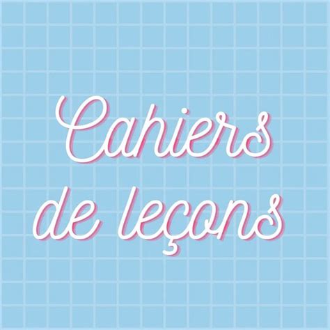 The Words Cahiers De Legends On A Blue Background