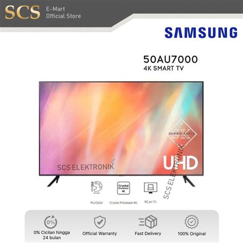 Jual Samsung Uhd K Smart Tv Inch Au Crystal Kota Medan