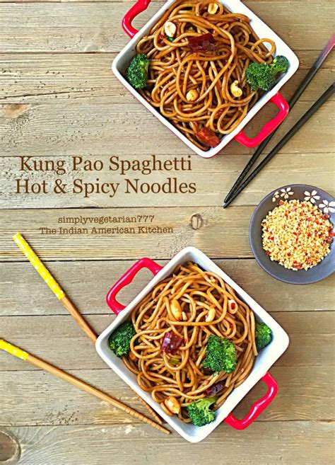 Kung Pao Spaghetti Hot Spicy Noodles Popular Easy Delicious Spicy