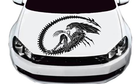 Alien Auto Accent Decal Alien Car Vinyl Alien Car Decal Xenomorph