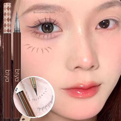 Jual BIYA Eyebrow Eyelash Pen Liquid Eyeliner Microblading 4D Pen Untuk