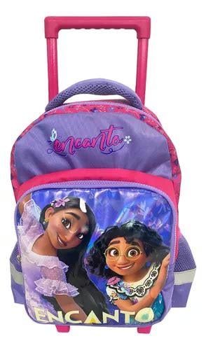 Mochila Premium Rodas Encanto Mirabel E Isabela Design De