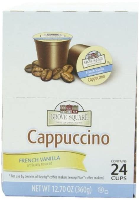 Grove Square Cappuccino French Vanilla Count Single Serve Cups N