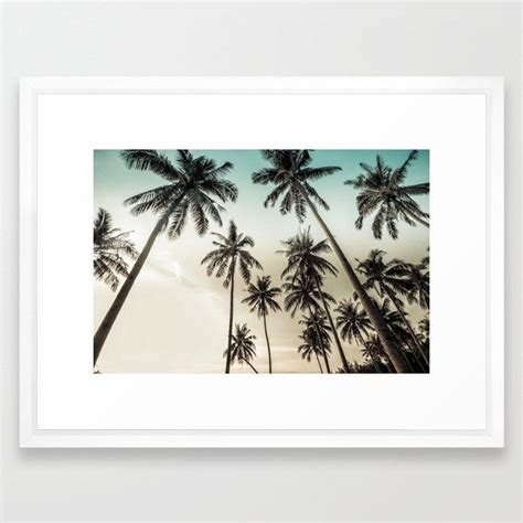 Buy Palm Trees Framed Art Print By Surfskate Worldwide Shipping