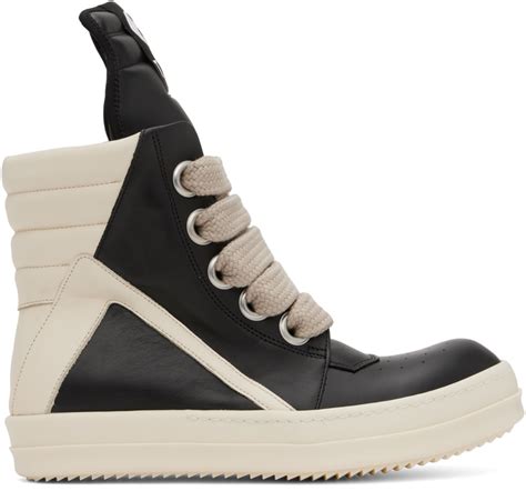 Rick Owens Baskets Geobasket Noires Exclusives Ssense Dition Kembra