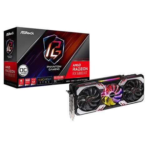 ASRock Radeon RX 6800 XT Phantom Gaming D 16G OC Scheda Video LDLC