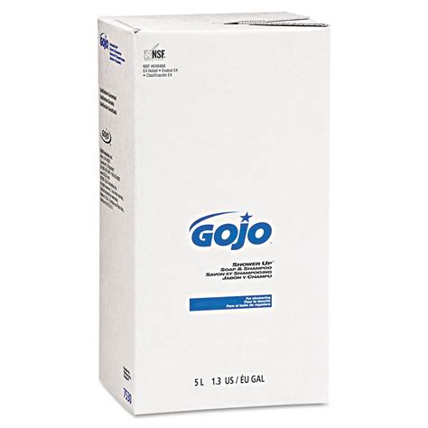 Gojo 7530 Shower Up Soap And Shampoo Pleasant Scent Rose Color 5000ml Refill 2