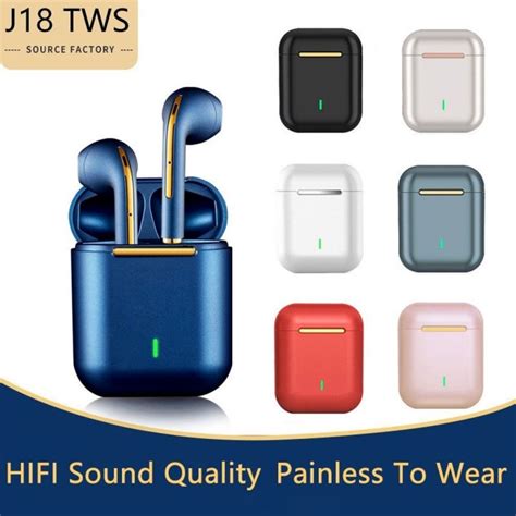 Siap Stok FREE Shipping COD J18 TWS Bluetooth Headphones Stereo