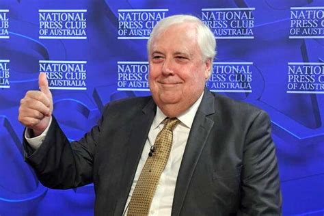 Clive Palmer Press Club United Australia Party Chairman And