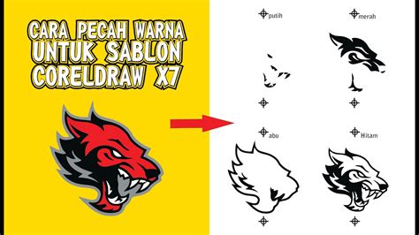 Tutorial Cara Pecah Warna Untuk Keperluan Sablon Di Coreldraw X