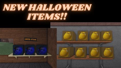 Roblox Lumber Tycoon 2 New Halloween Items Youtube