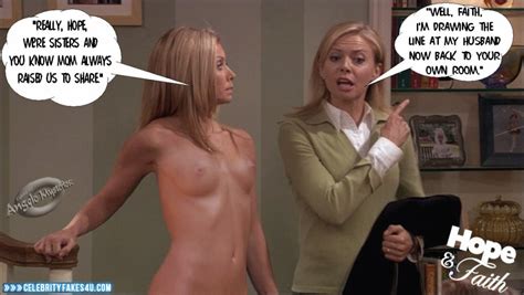 Kelly Ripa Breasts Hope And Faith Tv Series Celebrity Fakes U